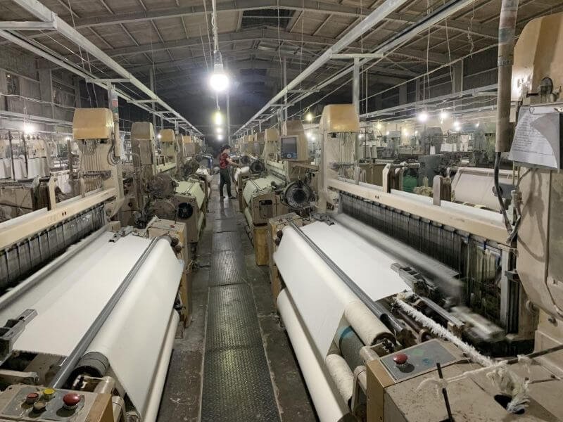 Quy trình sản xuất vải polyester